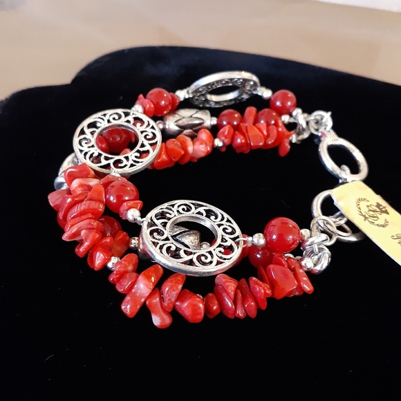 1/2 Price Marked Vintage Premeir Designs Bracelet Firecraker 1980's - Picture 2 of 16